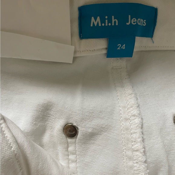 MiH Bodycon Marrakesh Flare Jeans, white, size 24, NWT - Picture 8 of 9